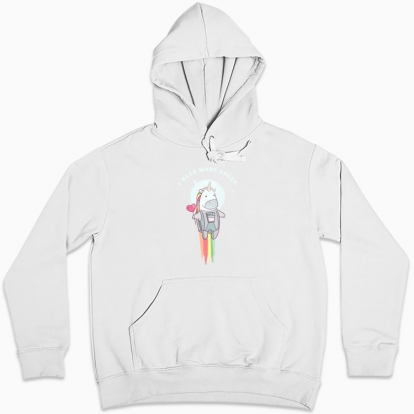 Women hoodie "Unicorn astronaut"
