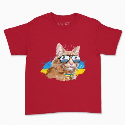Children's t-shirt "Ukrainian cat"