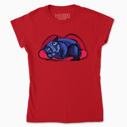 Women's t-shirt "Lazy cat"