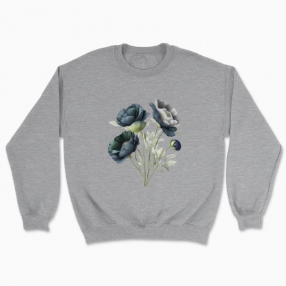 Unisex sweatshirt "Mystical bouquet of flowers"