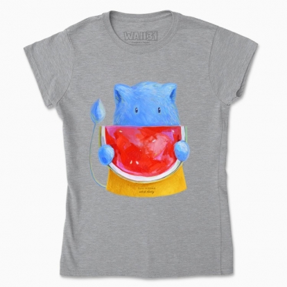Women's t-shirt "Poohnastyk with Watermelon"