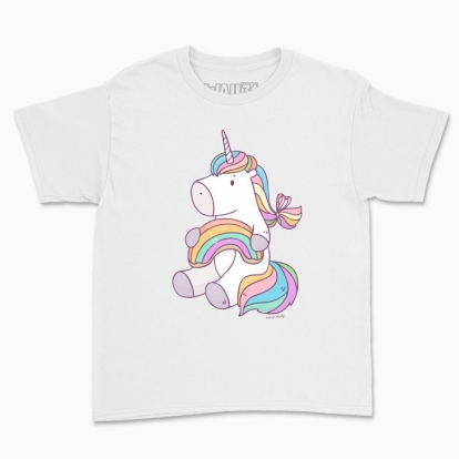 Children's t-shirt "Unicorn with Gingerbread"