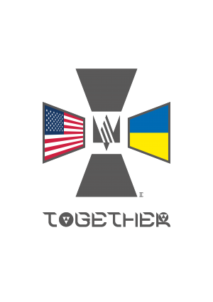 USA and Ukraine together! (bag and cup)