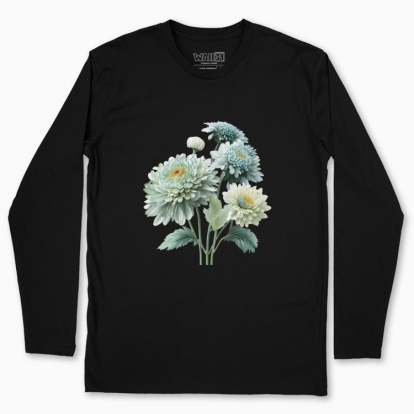 Men's long-sleeved t-shirt "Luxurious bouquet of Chrysanthemums"