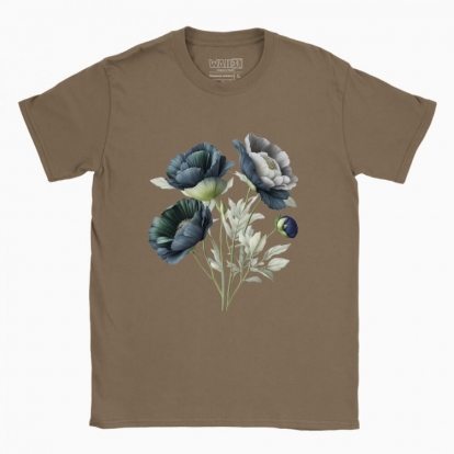 Men's t-shirt "Mystical bouquet of flowers"