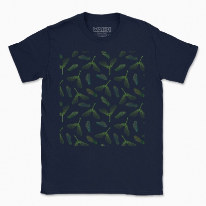Men's t-shirt "Green maple seeds"