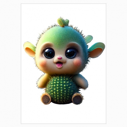 Poster "baby cactus"