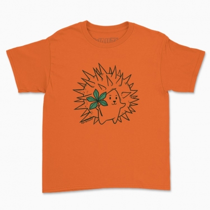 Children's t-shirt "Kyiv Hedgehog Chestnut"