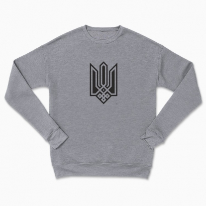Сhildren's sweatshirt "Trident (Black monochrome)"