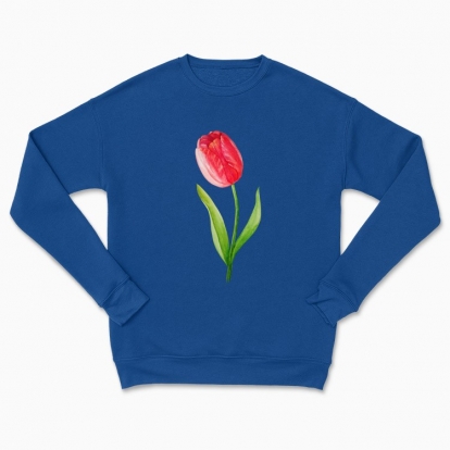 Сhildren's sweatshirt "My flower: tulip"
