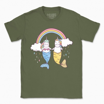 Men's t-shirt "Unicorn Mermaids"