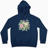 Women hoodie "A bouquet of roses"