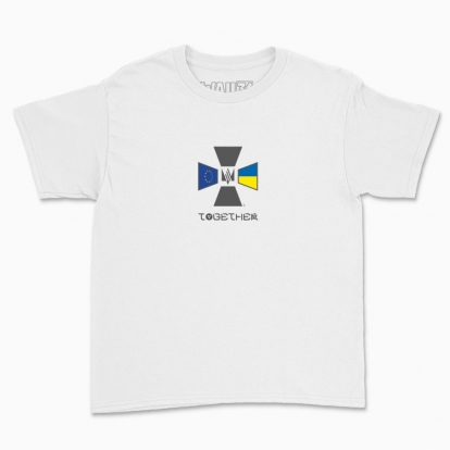 Children's t-shirt "European Union and Ukraine together!"