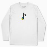 Men's long-sleeved t-shirt "Musical front"
