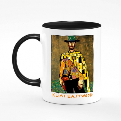 Printed mug "Klimt Eastwood"