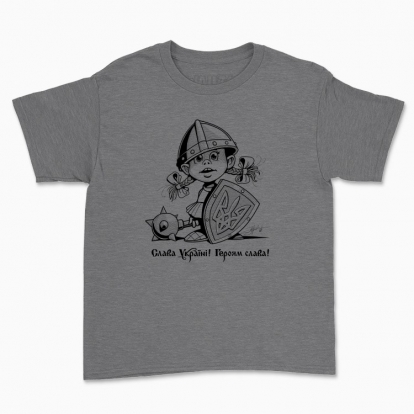 Children's t-shirt "Little defender. Girl"
