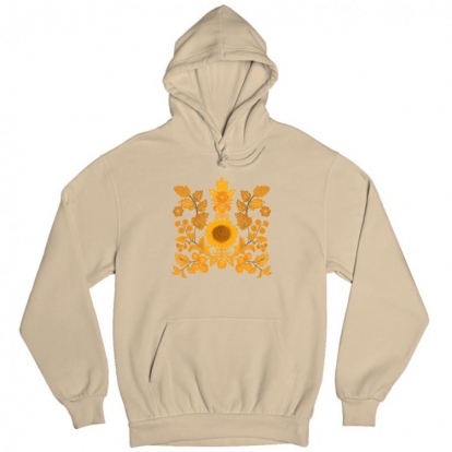 Man's hoodie "trident floral"