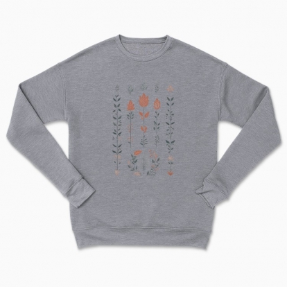 Сhildren's sweatshirt "Flowers Minimalism Hygge #3 / Scandinavian style print"