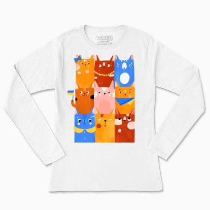Women's long-sleeved t-shirt "Cats"