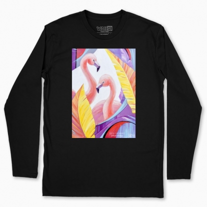 Men's long-sleeved t-shirt "Flamingo"