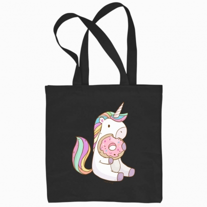 Eco bag "Unicorn with Donut"
