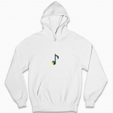 Man's hoodie "Musical front"
