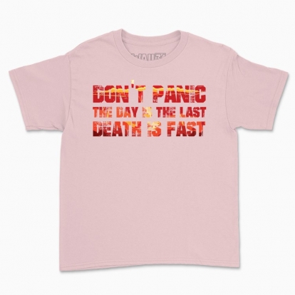 Children's t-shirt "DON`T PANIC"