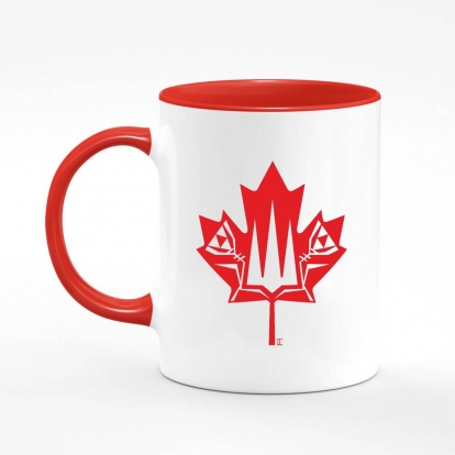 Printed mug "Canada and Ukraine forever together. (in color)"