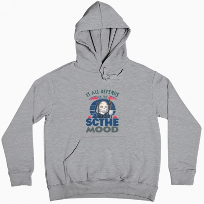 Women hoodie "it all depends on the mood"