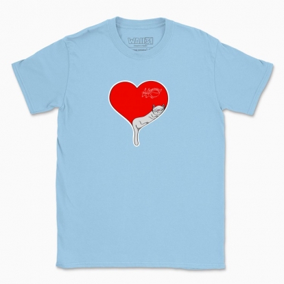 Men's t-shirt "Cat in the heart"