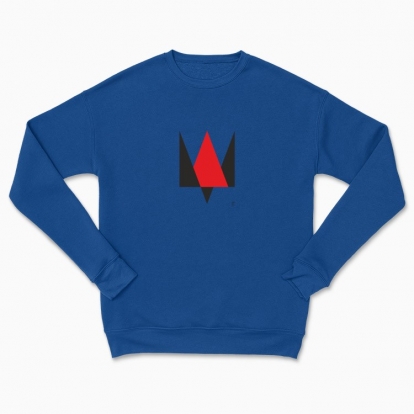 Сhildren's sweatshirt "Trident minimalism (red and black)"
