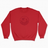 Unisex sweatshirt "Red Guelder Rose"