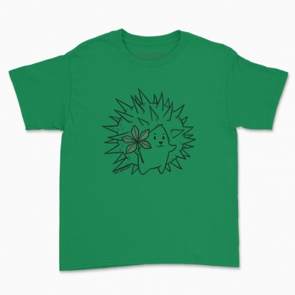 Children's t-shirt "Kyiv Hedgehog Chestnut"