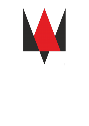 Світшот Unisex "Тризуб мінімалізм (червоно-чорний)"