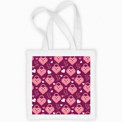 Eco bag "love Lock pattern"