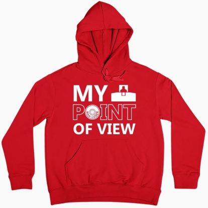 Women hoodie "MY POINT OF VIEW"