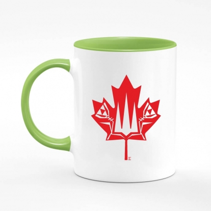 Printed mug "Canada and Ukraine forever together. (in color)"