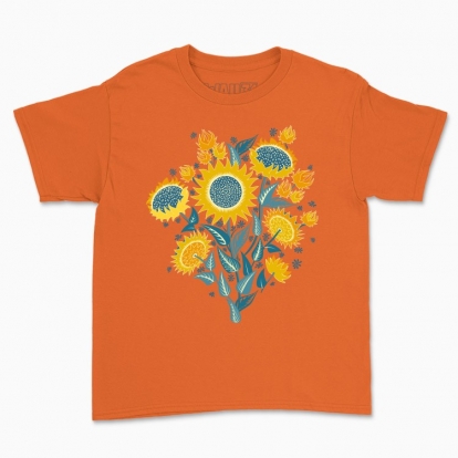 Children's t-shirt "Sunflowers"