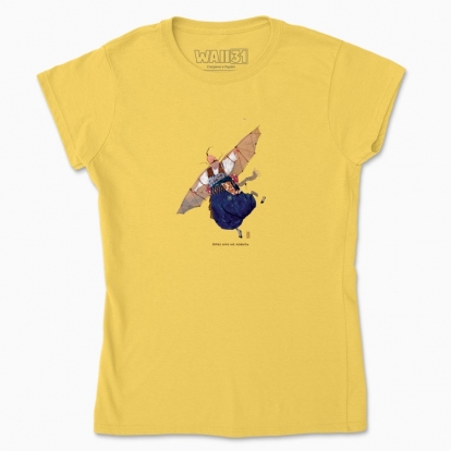 Women's t-shirt "The eagle does not catch flies"
