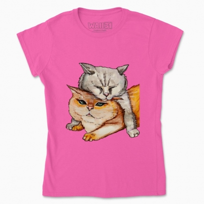 Women's t-shirt "the couple of cats"