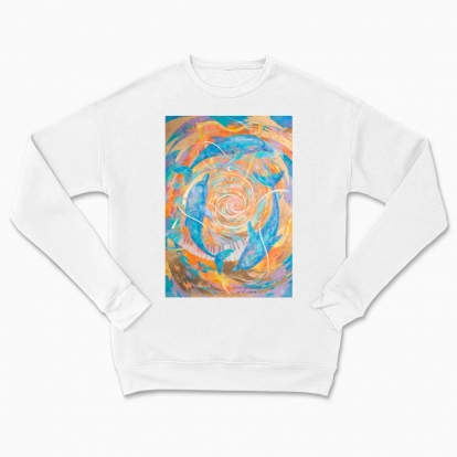 Сhildren's sweatshirt "Dolphins and dancing ocean"