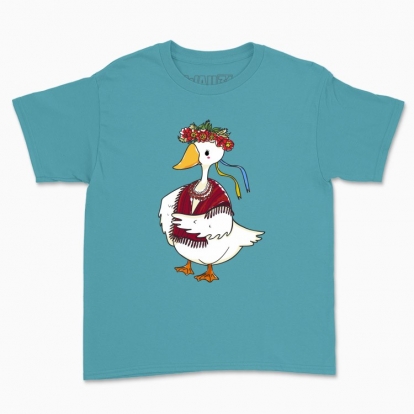 Дитяча футболка "Гарна гуска-україночка"