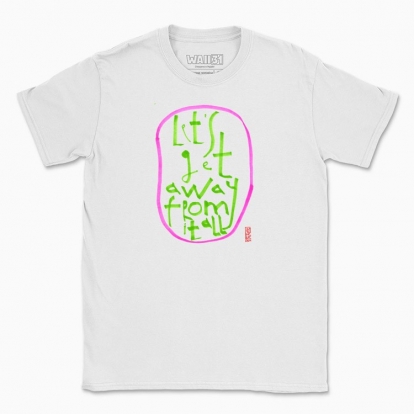 Men's t-shirt "Let's get away from it all"