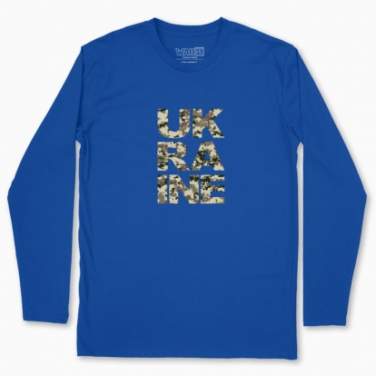 Men's long-sleeved t-shirt "Ukraine. Pixel"