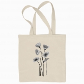 Eco bag "Ink flowers"