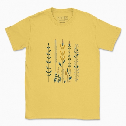 Men's t-shirt "Flowers Minimalism Hygge #2 / Scandinavian style print"
