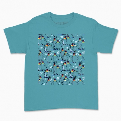 Дитяча футболка "Королівські пінгвіни. Символ сім'ї і кохання"