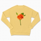 Сhildren's sweatshirt "My flower: rose"