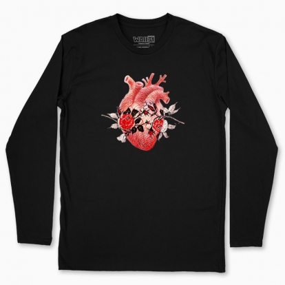 Men's long-sleeved t-shirt "Heart"