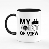 Чашка з принтом "MY POINT OF VIEW"